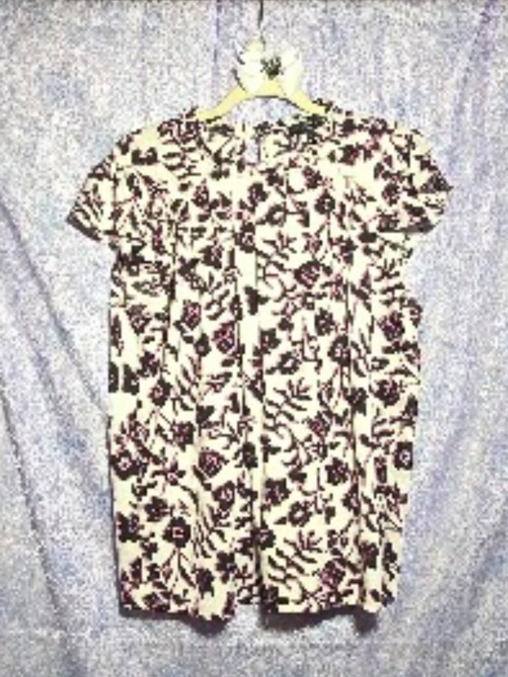 Fred David Floral Pleated Blouse